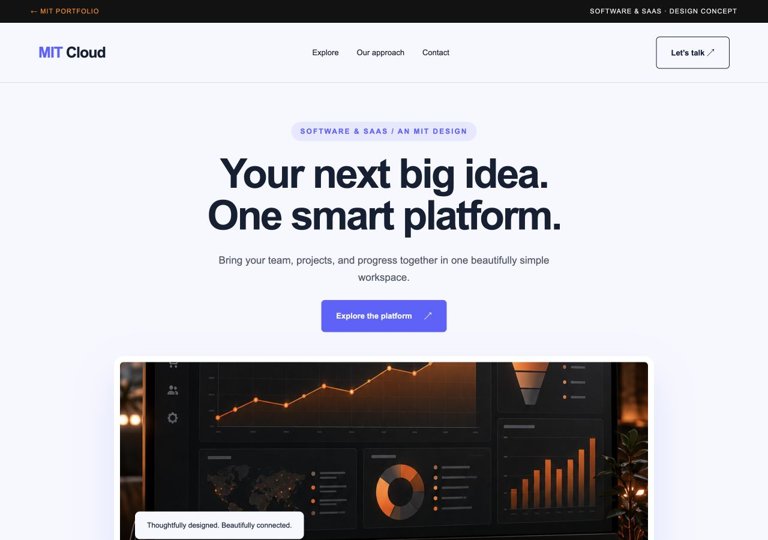 MIT Cloud website design